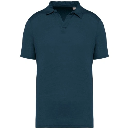 Polo de lino hombre