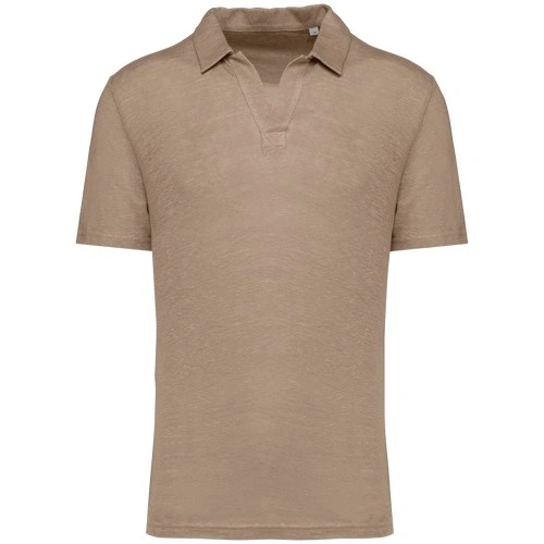 Polo de lino hombre