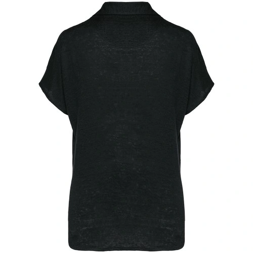 Polo de lino mujer