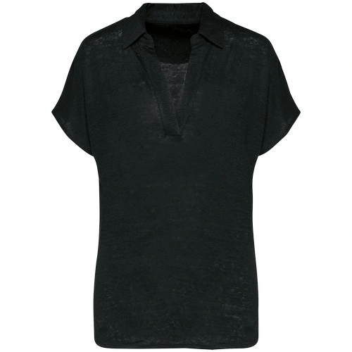 Polo de lino mujer