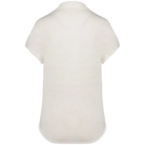 Polo de lino mujer