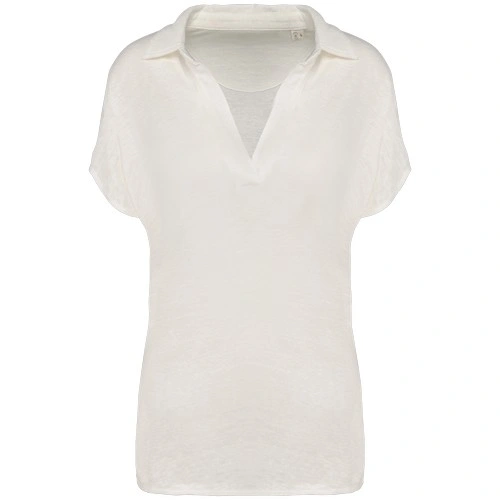 Polo de lino mujer