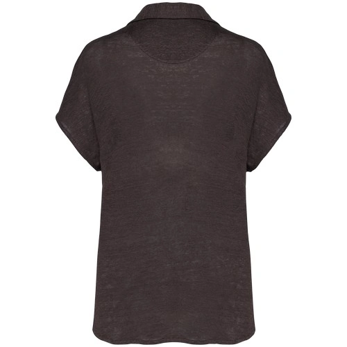 Polo de lino mujer