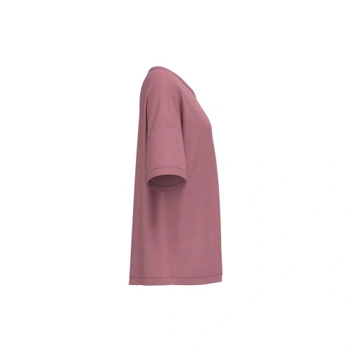 Camiseta ecorresponsable slub oversize mujer
