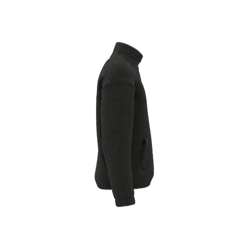 Sudadera de sherpa con 1/4 de cremallera y hombros caídos unisex