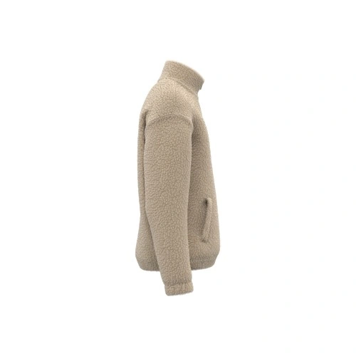 Sudadera de sherpa con 1/4 de cremallera y hombros caídos unisex