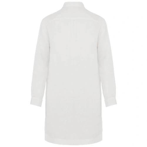 Vestido camisero de lino mujer