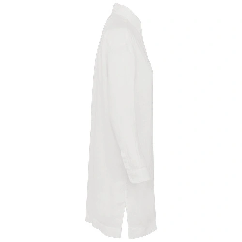 Vestido camisero de lino mujer