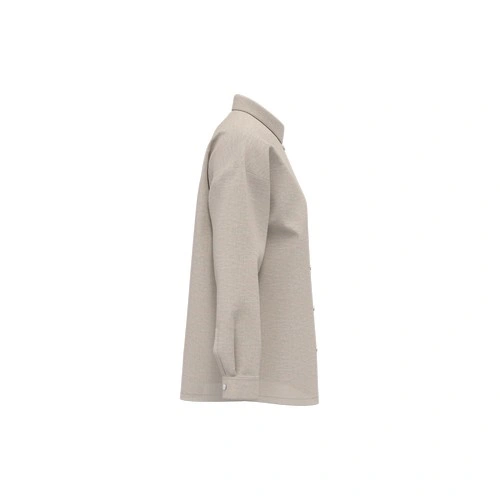 Camisa de lino oversize mujer