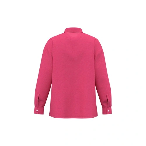 Camisa de lino oversize mujer