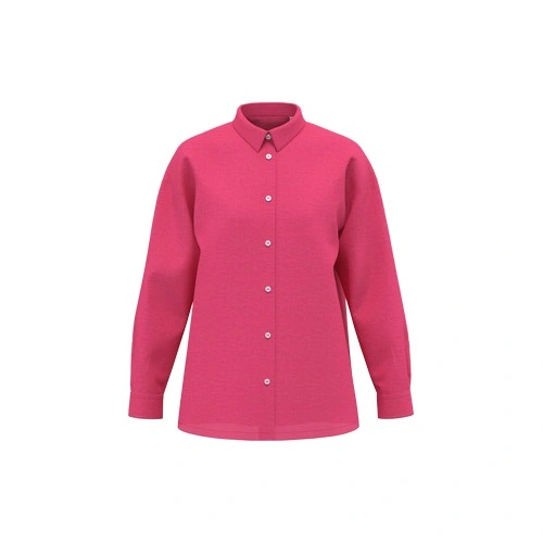 Camisa de lino oversize mujer