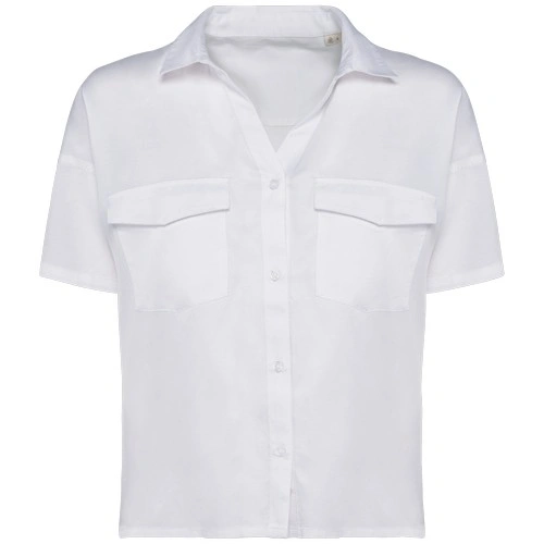 Camisa ecorresponsable oversize de Lyocell mujer