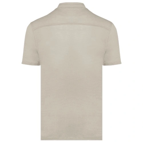 Camisa manga corta de lino hombre