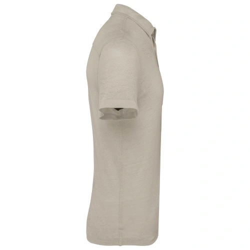 Camisa manga corta de lino hombre