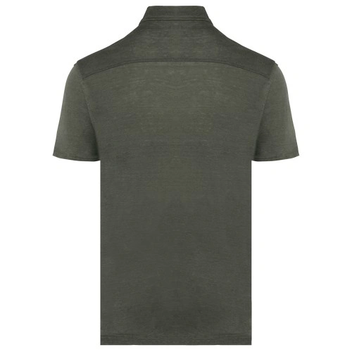 Camisa manga corta de lino hombre