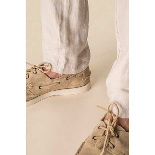Pantalón lino hombre