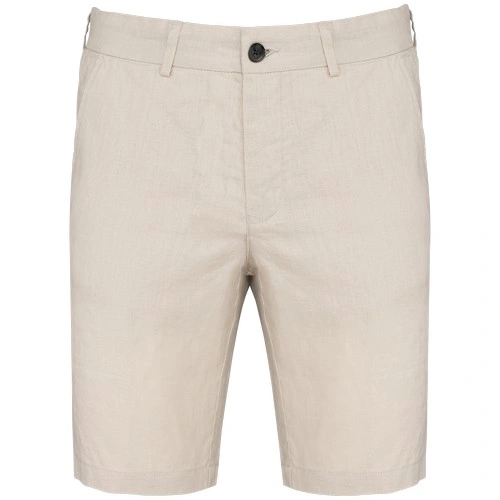Bermuda de lino hombre