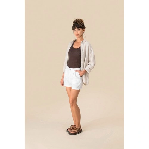 Short de lino mujer