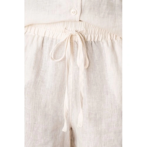 Short de lino mujer