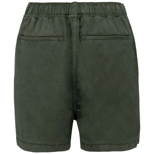 Shorts ecorresponsables de Lyocell y efecto lavado mujer