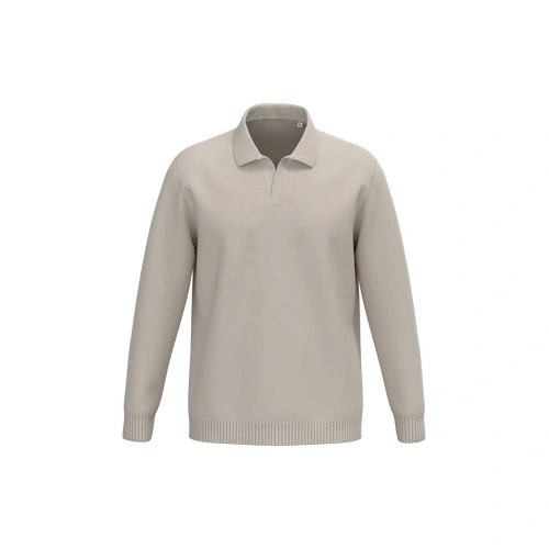 Jersey cuello polo hombre