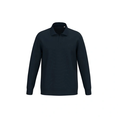 Jersey cuello polo hombre
