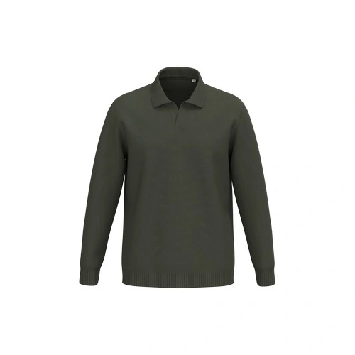 Jersey cuello polo hombre