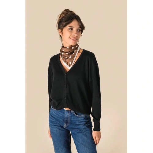 Cárdigan ecorresponsable de lyocell mujer