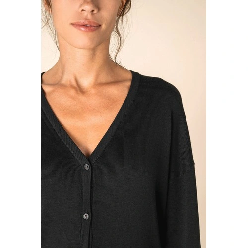 Cárdigan ecorresponsable de lyocell mujer