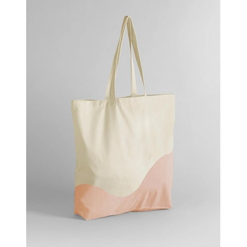 bolsa NUEVO 2025 Tote de Algodón Orgánico Wave Print Maxi