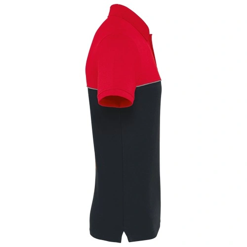 Polo bicolor ecorresponsable manga corta - Unisex
