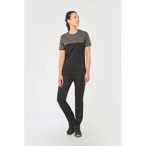 Camiseta bicolor ecorresponsable manga corta - Unisex