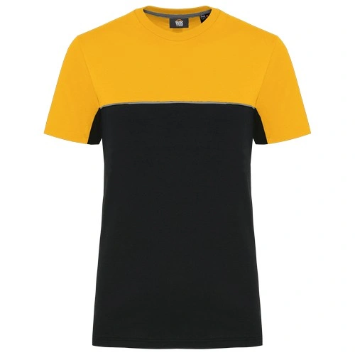 Camiseta bicolor ecorresponsable manga corta - Unisex