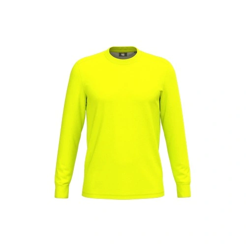 Camiseta ecorresponsable manga larga algodón/poliéster unisex