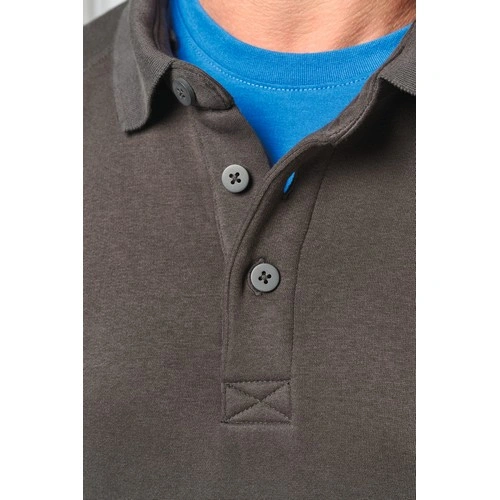 Sudadera cuello polo
