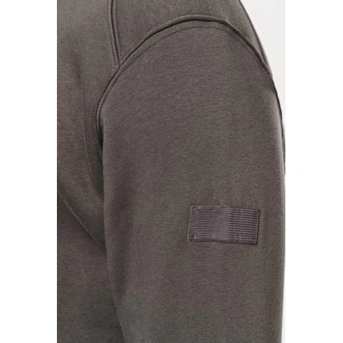 Sudadera cuello polo