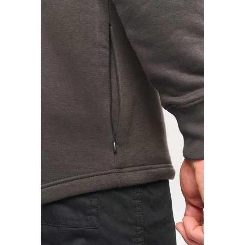 Sudadera cuello polo