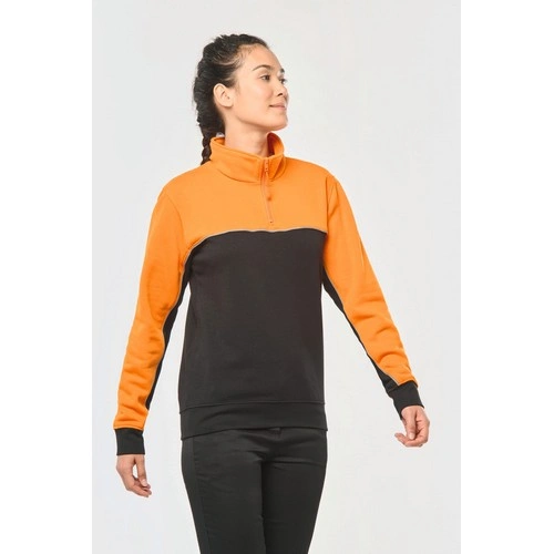 Sudadera 1/4 cremallera ecorresponsable Unisex