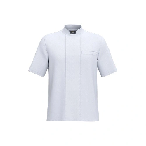 Chaqueta de cocina ecorresponsable de manga corta unisex