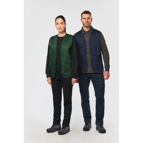 Chaleco polialgodón multibolsillos - Unisex