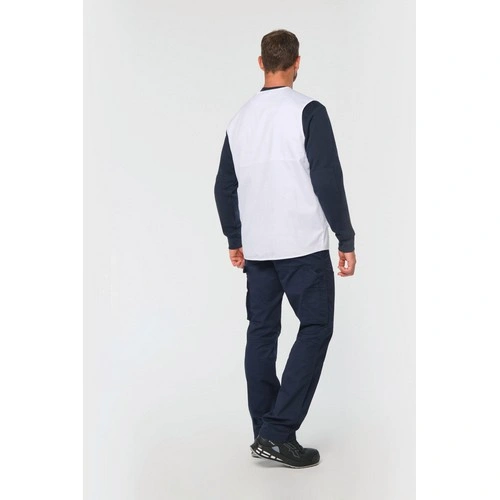 Chaleco polialgodón multibolsillos con forro - Unisex