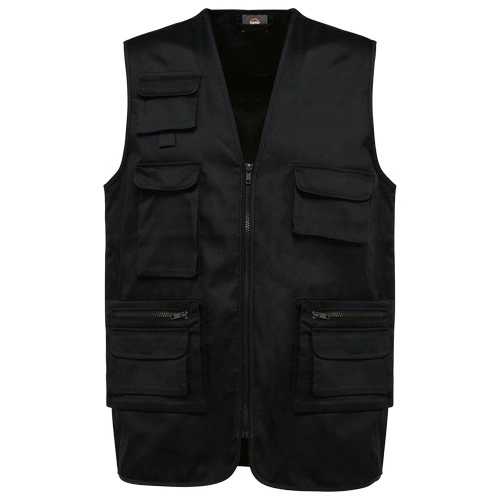 Chaleco polialgodón multibolsillos con forro - Unisex