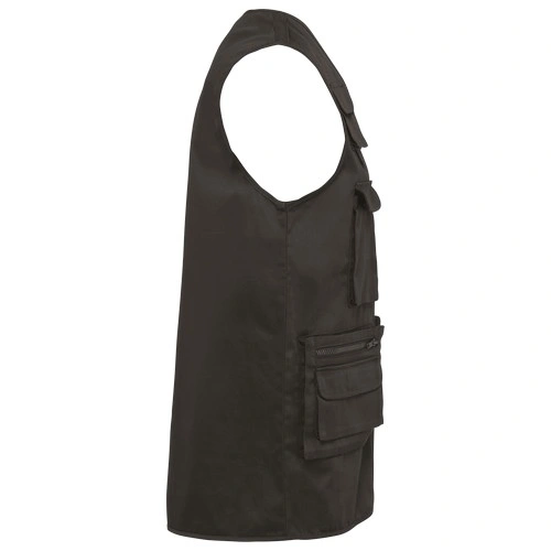 Chaleco polialgodón multibolsillos con forro - Unisex