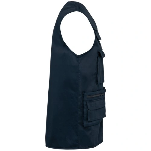 Chaleco polialgodón multibolsillos con forro - Unisex