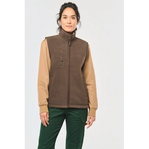 Chaleco polar con interior de sherpa unisex