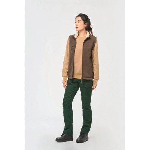 Chaleco polar con interior de sherpa unisex