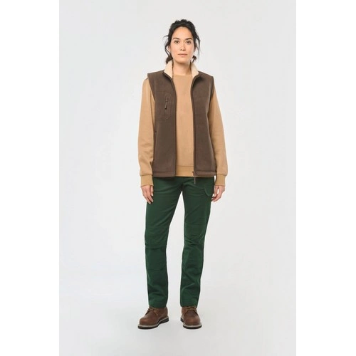 Chaleco polar con interior de sherpa unisex