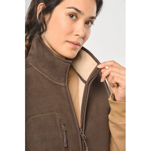 Chaleco polar con interior de sherpa unisex