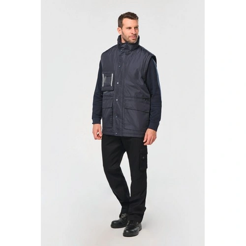 Parka workwear con mangas amovibles hombre