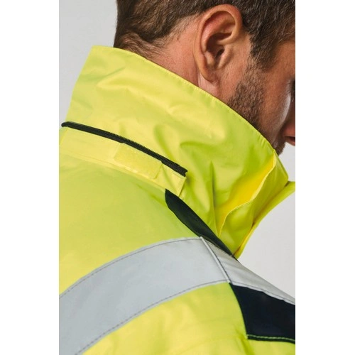 Parka de seguridad reciclada 4 en 1 unisex